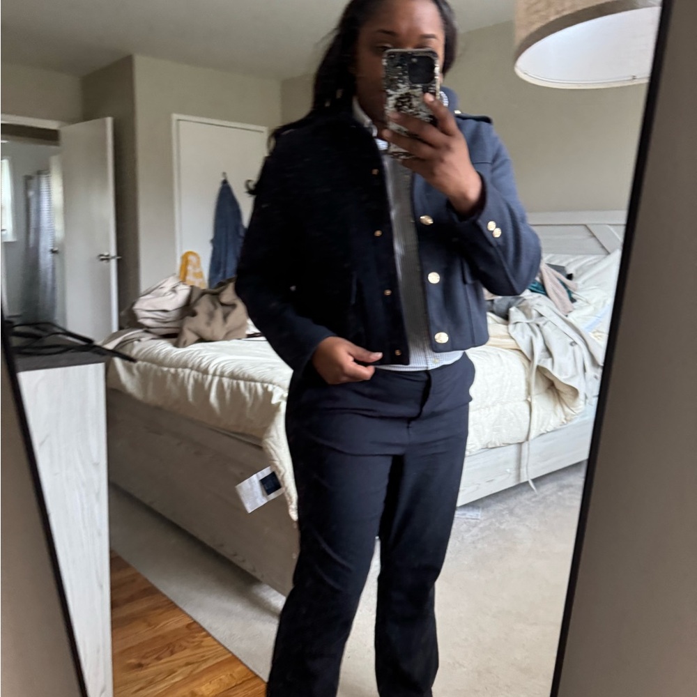 Gold Button Soft Touch Jacket - image 2